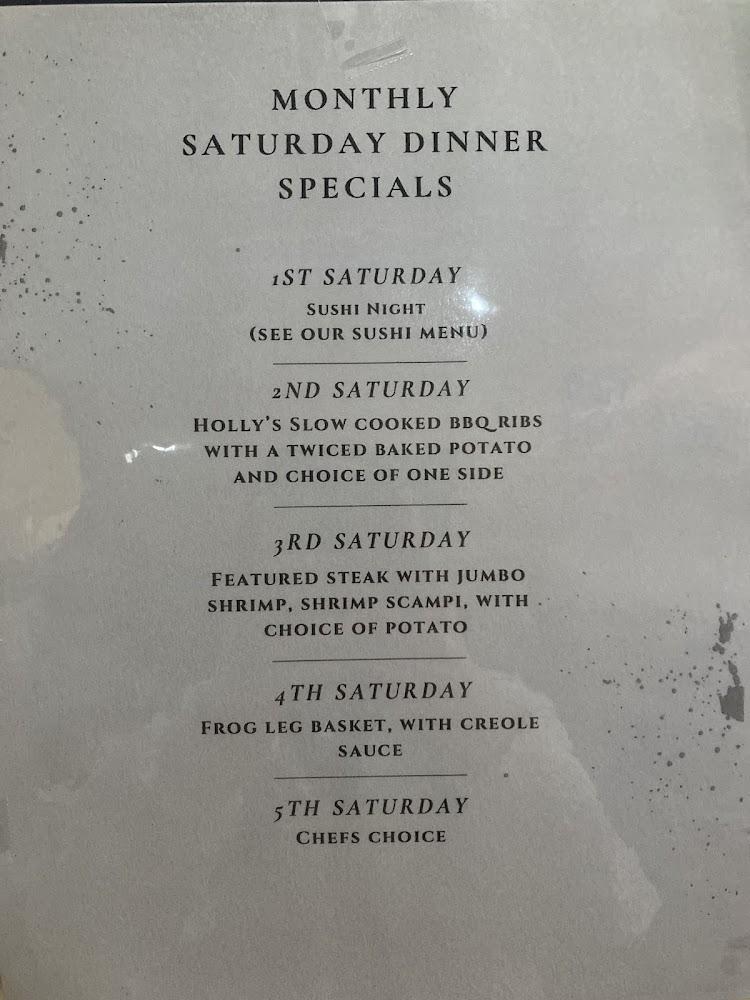 Holly's Pub & Grub Menu image 3